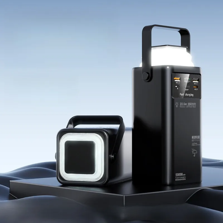 30000mAh fast charging powerbank large capacity with inbuilt charging cables fast charging powerbank with emergency flashlight large capacity powerbank large capacity fast charging powerbank