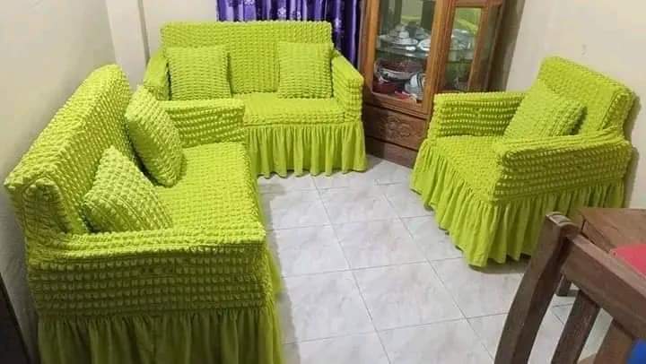 Stretchable Turkey imported loose covers/sofa covers.fits all types of sofa sets  ft. The suitable design adds cozy feel to your home and as well protects your seats from dirt and any form of damage.