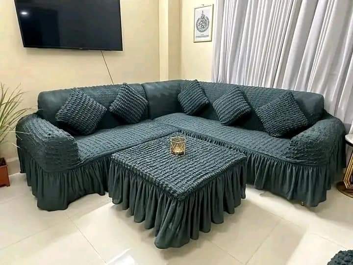 Stretchable Turkey imported loose covers/sofa covers.fits all types of sofa sets  ft. The suitable design adds cozy feel to your home and as well protects your seats from dirt and any form of damage.