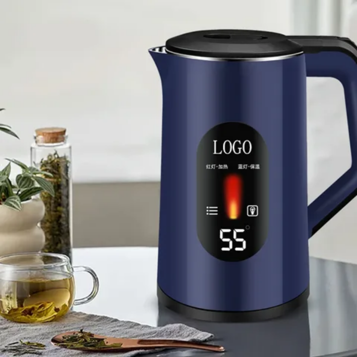 3L electric kettle 360° swivel detachable base cordless electric water jug electric kettle with display 3L high quality electric kettle electric jug for boiling water