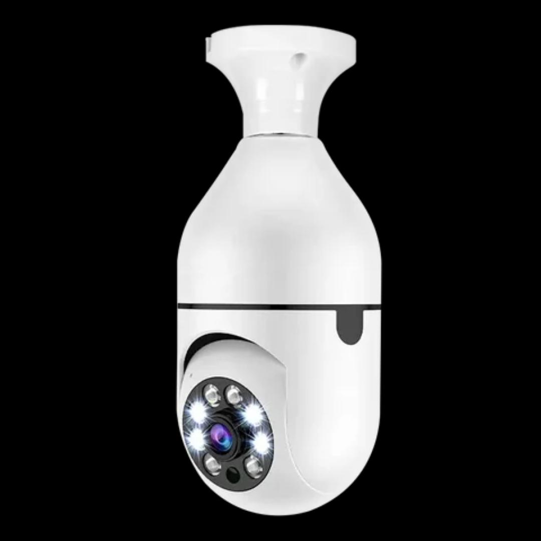 Wifi CCTV bulb camera 1080P 360° rotating security camera with motion detection, 2way communication, full color video mode,alarm,alerts notification on your phone,easy to install remote controlled cam