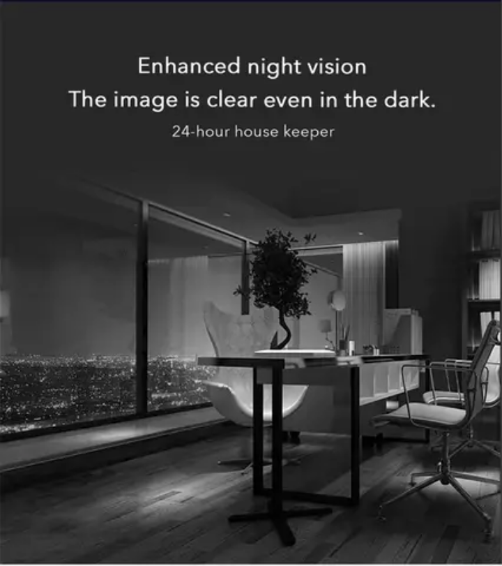 5MP Wifi CCTV camera 360° rotating security camera with motion detection, 2way communication, full color video mode,alarm,alerts notification on your phone,easy to install remote controlled camera