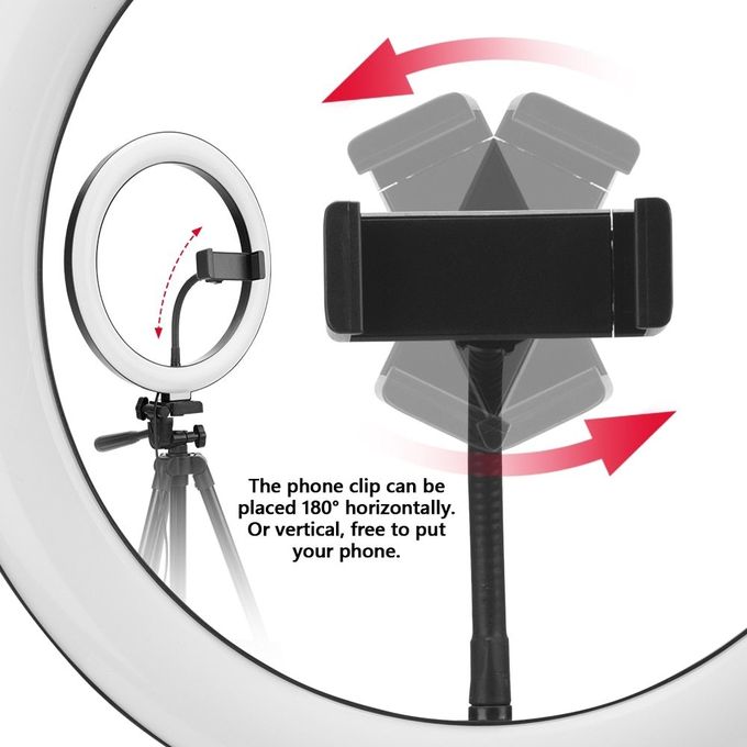 10 Inch LED Ring Light + 3120 Tripod + Remote