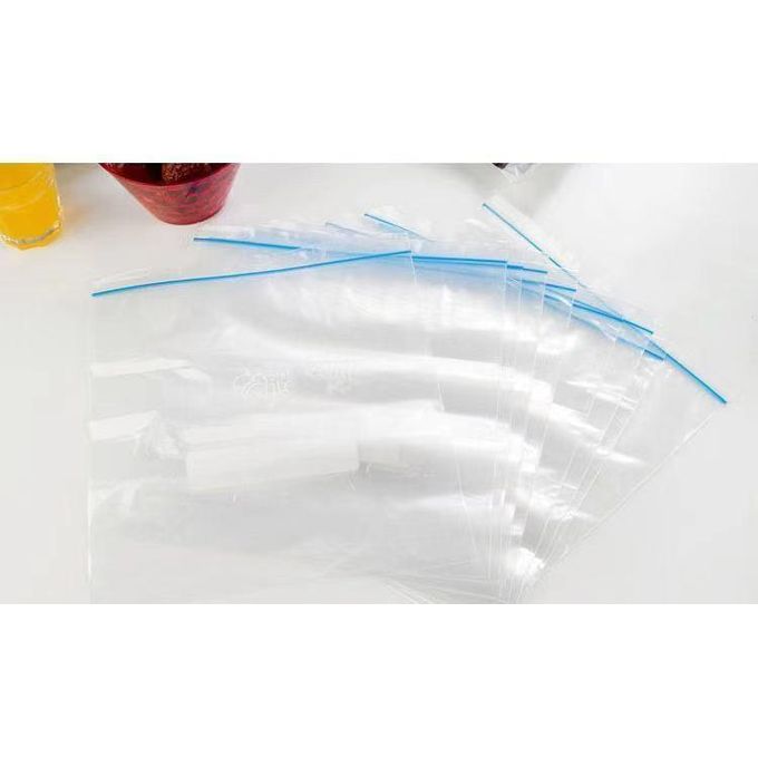 40pcs 1kg Zip Lock Plastic Bag For Storage,Zip Lock Pouches,Ziplock Bags For Fridge Storage,Freezer Re-Usable