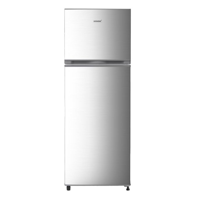 Vision Plus 108L Double Door Fridge, Silver (2YRS WRTY)