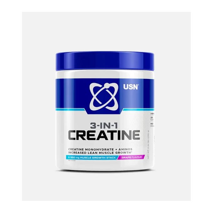 USN 3-IN-1 CREATINE MONOHYDRATE & AMINOS GRAPE