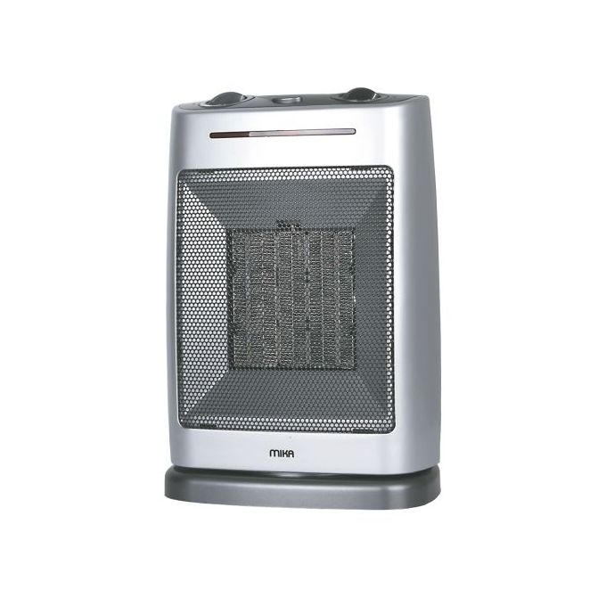 Mika MH201 - Ceramic Heater, 750W-1500W - Silver