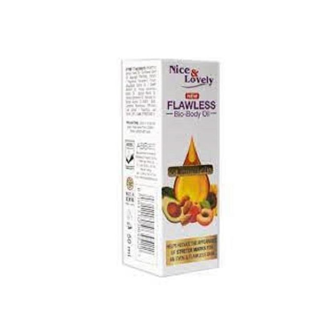 Nice & Lovely Flawless Bio-Body Oil For STRETCH MARKS REMOVAL & AN EVEN SKIN-50ml-