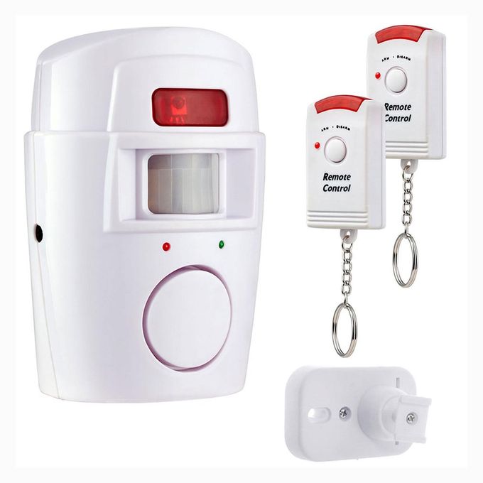 Wireless Motion Sensor Detector Alarm With 2 Remote Controls Door Window For Home Shed Garage Caravan Alarm Security System