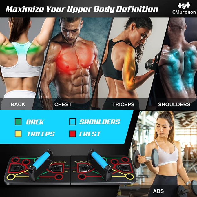 Push Up Board, Portable Multi-Function Push Up Bar, Home Workout Equipment