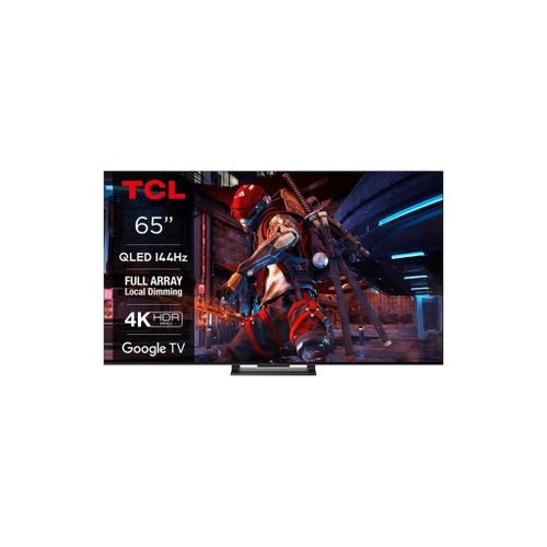 TCL 65'' C745 QLED Pro 4K ULTRA HD FULL ARRAY LOCAL DIMMING,FRAMELESS SMART GOOGLE GAMING TV With DOLBY VISION & DOLBY ATMOS, IMAX ENHANCED, HANDS-FREE VOICE CONTROL-65C745