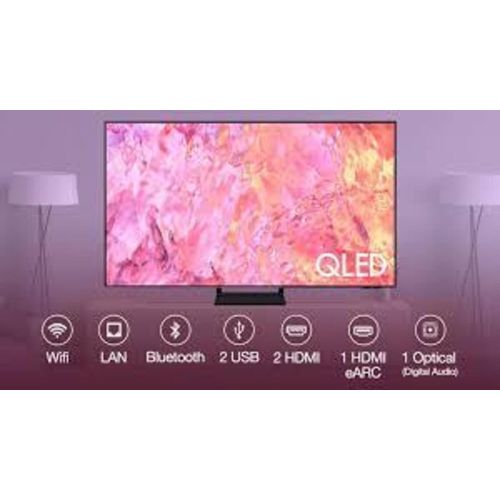 Samsung 75'' QLED QUANTUM HDR 4K ULTRA HD SMART TV, BUILT-IN AMAZON AXELA- 75Q60CAU