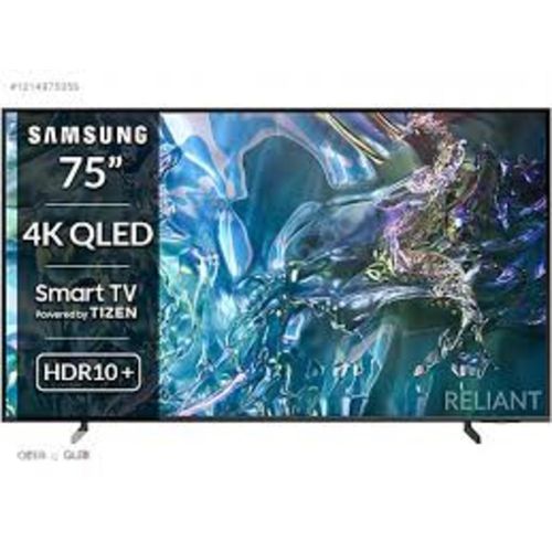Samsung 75'' QLED 4K UPSCALER Tizen OS SMART TV, AIRSLIM DESIGN,YOUTUBE, NETFLIX,SUPREME UHD DIMMING-75Q60DAU