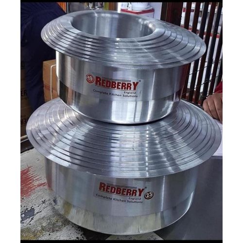 Redberry 12 Pcs Set Of Stainless Aluminium Sufuria