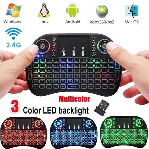 Wireless Mini Keyboard With Touch Pad 2.4 G