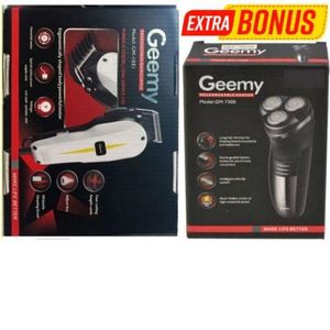 Geemy Professional Balding , Hair Cut Machine + Free 4Way Extension & Smoother