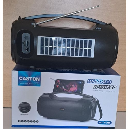 Caston Best quality bluetooth speaker with inbuilt solar panel