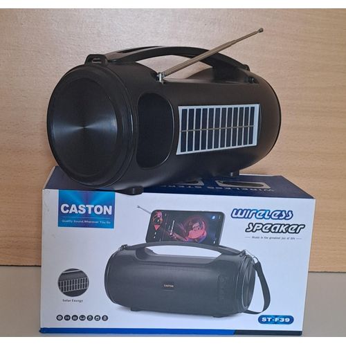 Caston Best quality bluetooth speaker with inbuilt solar panel