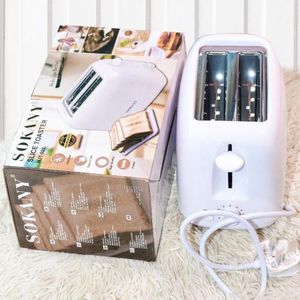 Sokany Stainless Steel Pop up Toaster - 2 Slice for Toasting Breads, Waffles