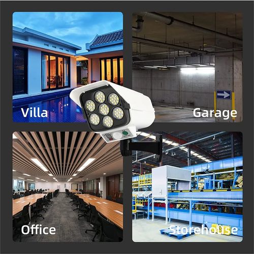 Solar Light High Simulation Camera Solar Flood Light With Motion Sensor And Remote Control