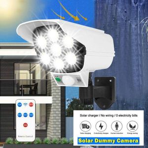 Solar Light High Simulation Camera Solar Flood Light With Motion Sensor And Remote Control