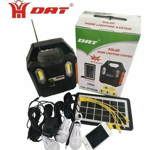 Dat Solar Lighting System Kit Has 3 LED Lights, Radio, Mp3 Player And Usb Port