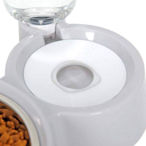 Pet Supplies Automatic Waterer Cat and Dog Food Bowl Double Bowl
Pet Water Food Feeder Automatic Dispenser 1.8L Stainless Steel Bowl For Drinking & Eating