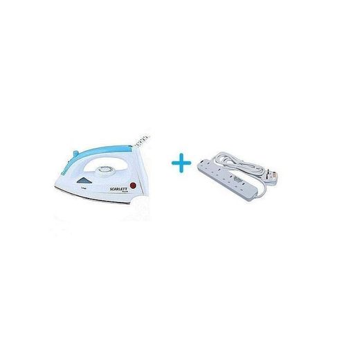 Scarlett 1200W Electric Steam Iron Box With Free Extension Cable