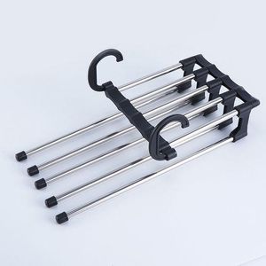 5 In 1 Space Saving Trouser Hanger Pants Rack Hangers