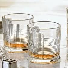 6PCS Diamond Cut Whisky Glasses Set – Short Old Fashioned Tumbler Glassware for Scotch, Bourbon, Vodka, Cocktails – Elegant Heavy Base Bar Glass Gift Set