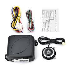 Autostart Car Engine Start Stop Push Button, keyless car ignition, Car Alarm Security & Ignition Kit for Easy Smart Starting