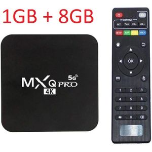 MXQ Android TV Box 1GB RAM + 8GB ROM Smart Media Player 4K Ultra HD Streaming Device ,Wi-Fi, HDMI, YouTube, Netflix, Kodi, Home Entertainment TV Box.