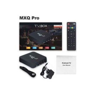 MXQ Android TV Box 8GB RAM + 64GB ROM, 4K Ultra HD Smart Streaming Media Player, Android OS, HDMI, Wi-Fi, YouTube, Netflix, Kodi, Google Play – Home TV Upgrade.