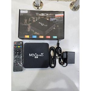 MXQ Android TV Box 8GB RAM + 64GB ROM, 4K Ultra HD Smart Streaming Media Player, Android OS, HDMI, Wi-Fi, YouTube, Netflix, Kodi, Google Play – Home TV Upgrade.