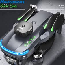 S118 Drone with Dual HD Camera, 4K Wide Angle, Optical Flow, Foldable Quadcopter with Altitude Hold, Gesture Photo, Real-Time WiFi FPV Transmission & 3 Speed Modes
