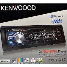 Kenwood X17 Bluetooth Car Radio Stereo – USB, SD, AUX, FM Player with Remote Control & LED Display | Universal 1 DIN In-Dash Car Audio System with Hands-Free Calling