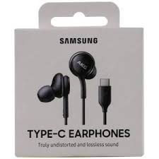 Samsung Type-C Wired Earphones – Hi-Fi Stereo Sound In-Ear USB-C Earbuds with Built-In Mic & Volume Control – Compatible with Galaxy S Series, Note Series & All Type-C Devices