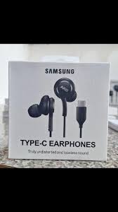 Samsung Type-C Wired Earphones – Hi-Fi Stereo Sound In-Ear USB-C Earbuds with Built-In Mic & Volume Control – Compatible with Galaxy S Series, Note Series & All Type-C Devices