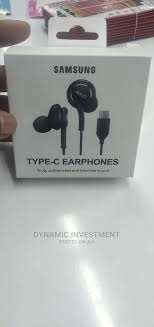 Samsung Type-C Wired Earphones – Hi-Fi Stereo Sound In-Ear USB-C Earbuds with Built-In Mic & Volume Control – Compatible with Galaxy S Series, Note Series & All Type-C Devices