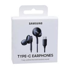 Samsung Type-C Wired Earphones – Hi-Fi Stereo Sound In-Ear USB-C Earbuds with Built-In Mic & Volume Control – Compatible with Galaxy S Series, Note Series & All Type-C Devices
