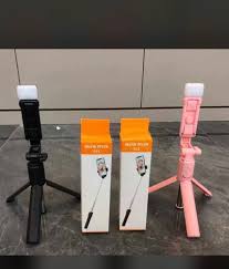 4 in 1 Bluetooth Selfie Stick Tripod with Wireless Remote – Extendable Monopod Stand for Smartphones – 360° Rotation, Foldable, Rechargeable, Lightweight for Travel & Vlogging