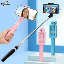 4 in 1 Bluetooth Selfie Stick Tripod with Wireless Remote – Extendable Monopod Stand for Smartphones – 360° Rotation, Foldable, Rechargeable, Lightweight for Travel & Vlogging