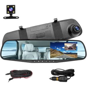 9.66 Inch Full Screen Dual Car Dash Camera – Front & Rear Recording, Night Vision, Parking Assistance.
 Full Touch HD Screen – Wide viewing for easy navigation & playback
