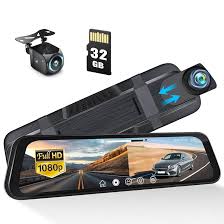 9.66 Inch Full Screen Dual Car Dash Camera – Front & Rear Recording, Night Vision, Parking Assistance.
 Full Touch HD Screen – Wide viewing for easy navigation & playback