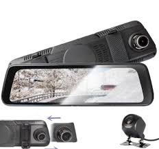 9.66 Inch Full Screen Dual Car Dash Camera – Front & Rear Recording, Night Vision, Parking Assistance.
 Full Touch HD Screen – Wide viewing for easy navigation & playback