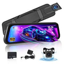 9.66 Inch Full Screen Dual Car Dash Camera – Front & Rear Recording, Night Vision, Parking Assistance.
 Full Touch HD Screen – Wide viewing for easy navigation & playback