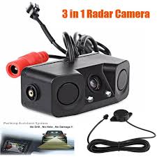 High-Definition Reverse Camera with Parking Sensor – Night Vision, Waterproof, Wide Angle, Easy Installation for All Vehicles