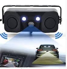 High-Definition Reverse Camera with Parking Sensor – Night Vision, Waterproof, Wide Angle, Easy Installation for All Vehicles