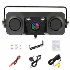 High-Definition Reverse Camera with Parking Sensor – Night Vision, Waterproof, Wide Angle, Easy Installation for All Vehicles