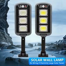75COB Ultra-Bright Solar Security Light with Motion Sensor, Waterproof Outdoor LED Wall Lamp for Garden, Yard & Home